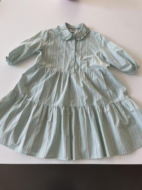 Groen kleedje van CKS maat 140, Kinderen en Baby's, Kinderkleding | Maat 140, Zo goed als nieuw, Meisje, Jurk of Rok, Ophalen of Verzenden