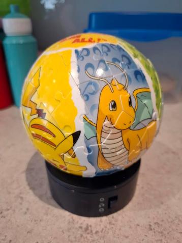 Pokemon 3D puzzel + lampje beschikbaar voor biedingen