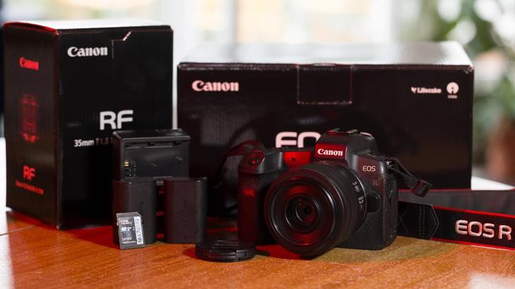 Canon EOS R + RF 35mm 1.8 IS macro + 2 batteries + SD 128gb, TV, Hi-fi & Vidéo, Appareils photo numériques, Utilisé, Reflex miroir