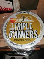 De koninck metalen bord tripel anvers, Ophalen of Verzenden, Zo goed als nieuw, De Koninck
