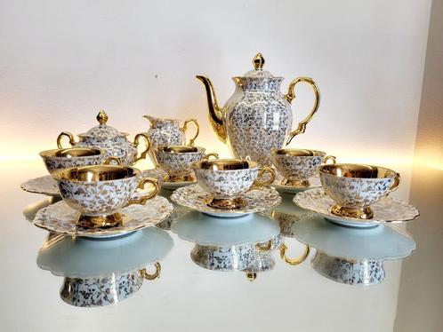 Verguld servies Bavaria decor Bareuther, Antiek en Kunst, Antiek | Servies compleet, Ophalen of Verzenden