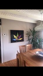 Table en teck, Huis en Inrichting, Tafels | Eettafels, Teck Asie, Ophalen of Verzenden, Zo goed als nieuw, Vierkant