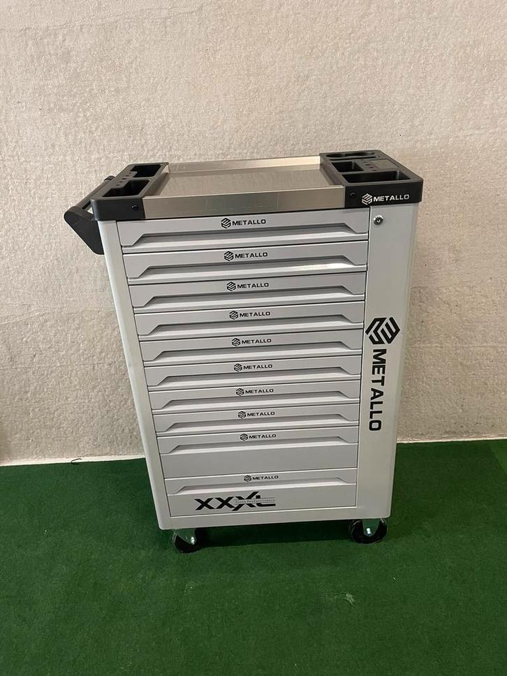 Nieuwe Metallo  gereedschapwagen met elektrisch gereedschap, Auto diversen, Autogereedschap, Nieuw, Ophalen