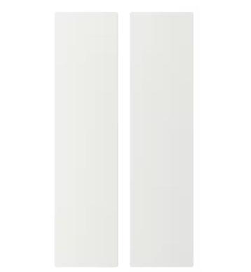 SMÅSTAD Deur, wit, 30x120 cm - Nieuw (2 stuks)