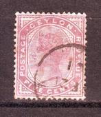 Postzegels UK : Engelse kolonie Ceylon : diverse zegels, Postzegels en Munten, Ophalen of Verzenden, Gestempeld