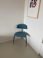 Design 80s stoel blauw, Huis en Inrichting, Ophalen, Zo goed als nieuw, Blauw