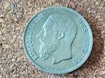 5 FRANK LEOPOLD II 1873 ZILVER, Postzegels en Munten, Munten | België, Ophalen of Verzenden, Zilver, Zilver