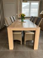 Complete 3-delige eetkamer: tafel,6stoelen,dressoir, tv kast, Huis en Inrichting, Modern, Gebruikt, 6 tot 8 stoelen, Ophalen
