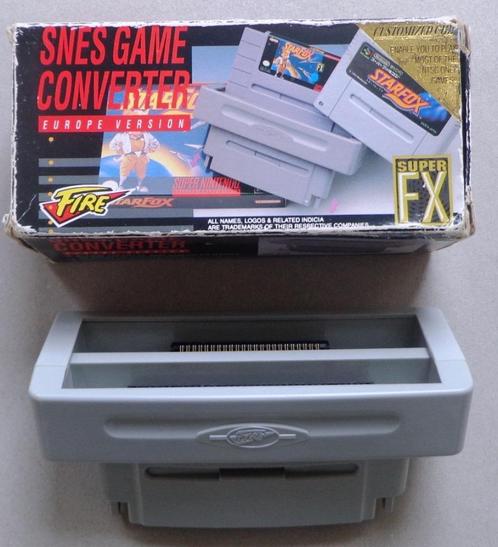 FIRE Converter voor de Super Nintendo in doosje In goede en, Games en Spelcomputers, Games | Nintendo Super NES, Gebruikt, Ophalen of Verzenden