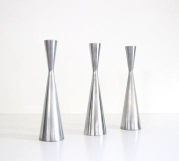 Vintage Kandelaars Erika Pekkari for IKEA, set van drie beschikbaar voor biedingen