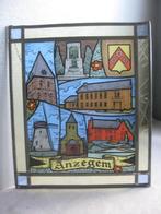 Vintage - Glasraam van de gemeente " Anzegem "., Antiek en Kunst, Ophalen of Verzenden