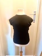 Stradivarius zwarte top, open rug. Voor meisje 12j, Kleding | Dames, Topjes, Zwart, Ophalen of Verzenden, Zo goed als nieuw, Korte mouw