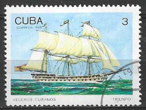 Cuba 1989 - Yvert 2955 - Cubaanse Zeilschepen (ST), Postzegels en Munten, Postzegels | Amerika, Gestempeld, Verzenden
