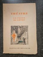 Théatre: Le Faust de Gœthe,  boek nieuwstaat, Boeken, Kunst en Cultuur | Dans en Theater, Ophalen of Verzenden, Zo goed als nieuw