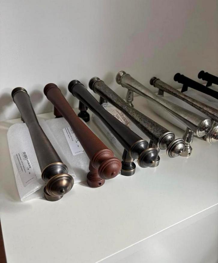 Quincalux deurhendels inox messing, Doe-het-zelf en Bouw, Deuren en Vliegenramen, Nieuw, Ophalen