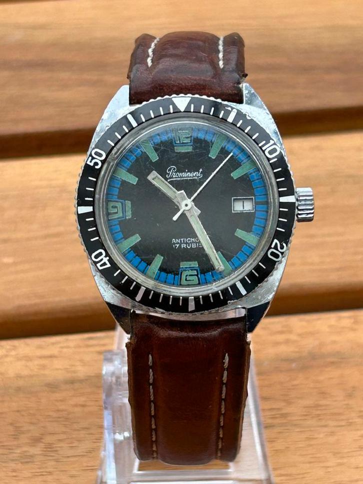 Prachtig automatisch duikhorloge van het merk Prominent, Handtassen en Accessoires, Horloges | Antiek, Polshorloge, Overige merken
