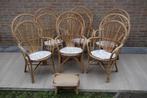rotan stoelen, Riet of Rotan, Zo goed als nieuw, Vijf, Zes of meer stoelen, Ophalen