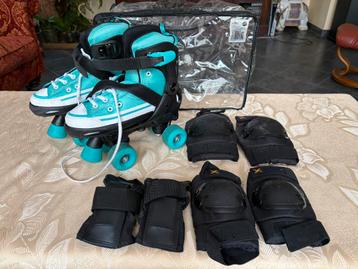 Rolschaatsen Crane maat 33-36 met bescherming set beschikbaar voor biedingen