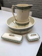 Compleet LAMPET-set BOCH F/La Louviere/made in Belgium., Antiek en Kunst, Antiek | Servies compleet, Ophalen