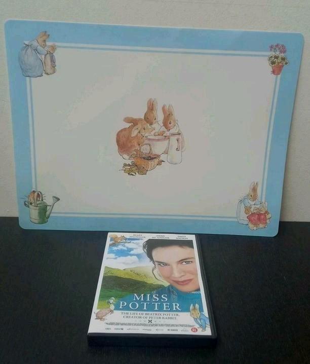 🐰 Beatrix Potter dvd + placemat, Cd's en Dvd's, Cd's | Kinderen en Jeugd, Ophalen of Verzenden