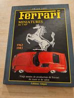 Boek Ferrari miniatures 1/43, Ophalen of Verzenden, Gelezen, Ferrari, Editions adapte