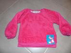 Roze warme fleece trui - maat 86, Kinderen en Baby's, Babykleding | Maat 86, Ophalen of Verzenden, Zo goed als nieuw, Meisje, Truitje of Vestje