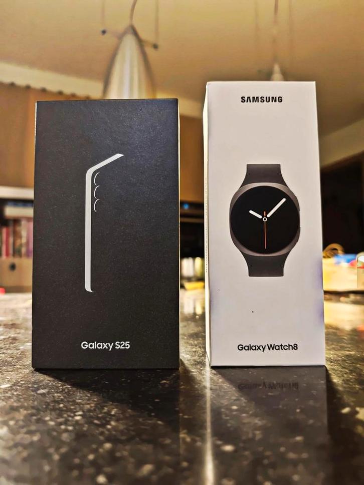 non ouverte: Samsung Galaxy S25 + Watch 8 facture val €1149, Télécoms, Téléphonie mobile | Samsung, Neuf, Sans abonnement, Sans simlock