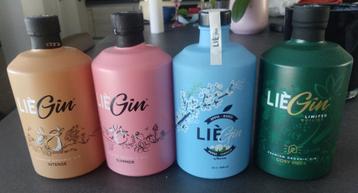4 flessen LièGin in diverse smaken ( Nieuw & sealed ) beschikbaar voor biedingen