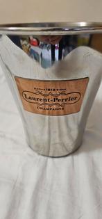 Laurent Perrier Champaign Silver-Tone Ice Bucket with Leathe, Ophalen of Verzenden