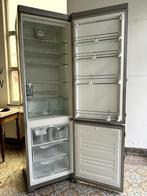 vrijstaande koel vries combinatie Liebherr inox 200cm, Elektronische apparatuur, Koelkasten en IJskasten, 60 cm of meer, Met aparte vriezer