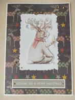 Zelfgemaakte kerstkaart met omslag, Hobby & Loisirs créatifs, Cartes | Maison | Fabrication artisanale, Enlèvement ou Envoi, Neuf