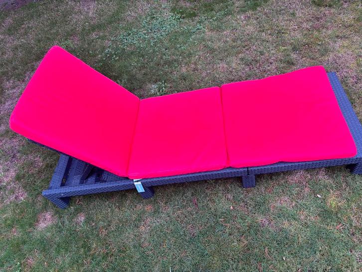 Allibert Daytona Ligbed Grafiet, Tuin en Terras, Ligbedden, Zo goed als nieuw, Kunststof, Verstelbaar, Ophalen