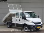 Iveco Daily 35C16 3.0L Open Laadbak Dubbel Cabine met Kist D, Stof, Gebruikt, Euro 6, 4 cilinders