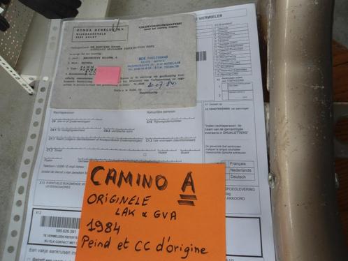 Honda camino : origineel goudkleurige klasse A chassis. Met, Fietsen en Brommers, Brommeronderdelen | Algemeen, Zo goed als nieuw