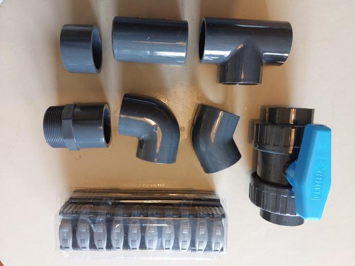 zwembad PVC drukhulpstukken en zwembadvilt, Doe-het-zelf en Bouw, Buizen en Afvoer, Nieuw, PVC, Ophalen