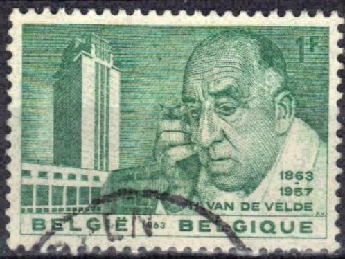 Belgie 1963 - Yvert/OBP 1270 - Henry van de Velde (ST), Timbres & Monnaies, Timbres | Europe | Belgique, Affranchi, Envoi