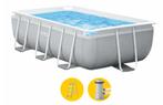 Zwembad INTEX 400*200*122 + filterpompen, 200 tot 400 cm, Gebruikt, Rechthoekig, Opzetzwembad