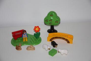 playmobil 123 schapen meisje, Ophalen of Verzenden, Gebruikt, Los Playmobil