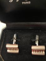 Zilver kleurige nieuwe manchetknopen, Handtassen en Accessoires, Manchetknopen, Ophalen, Nieuw, Zilver, Verzilverd