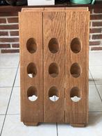 Flessenhouder van massief hout (18 flessen), Ophalen, 50 tot 75 cm, 15 tot 25 flessen, Nieuw
