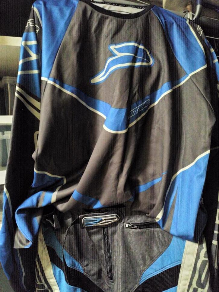 Moto Combi Trial kleding JITSIE Shirt + Broek, Motoren, Kleding | Motorkleding, Motorcrosskleding, Heren, Tweedehands, Ophalen of Verzenden