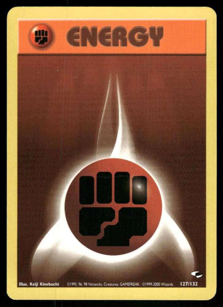Fighting Energy 127/132 - Gym Heroes (EX), Hobby en Vrije tijd, Verzamelkaartspellen | Pokémon, Gebruikt, Verzenden