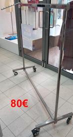 Enkel kledingrek plooibaar met haken , dubbel rek, Enlèvement, Avec roues, Utilisé