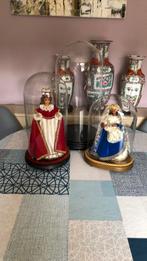 Maria onder globe en grotere globe 25€ stuk, Antiek en Kunst, Ophalen