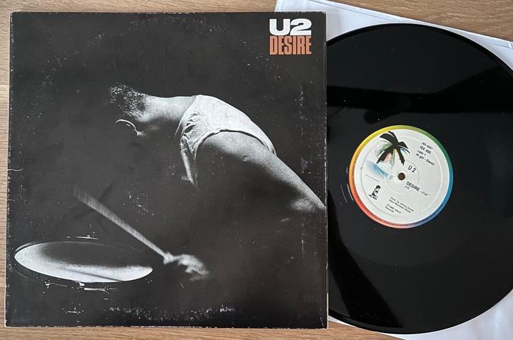 U2 - Desire ( 12# ), Cd's en Dvd's, Vinyl | Rock, Poprock, 12 inch, Ophalen of Verzenden