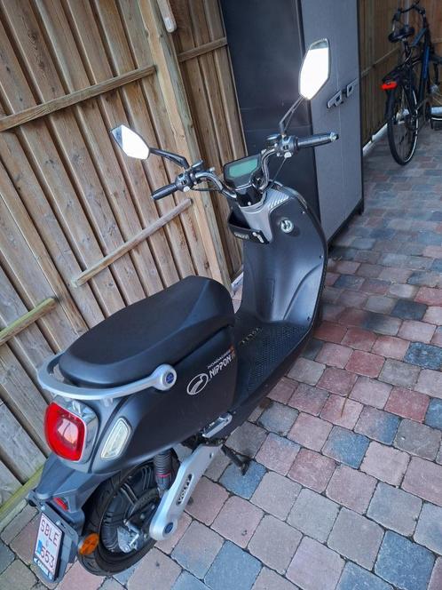 Elektrische scooter Nipponia Volty, Vélos & Vélomoteurs, Scooters | Marques Autre, Utilisé, Classe B (45 km/h), Électrique, Enlèvement