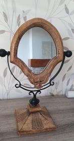 Miroir en bois sur pied, Ophalen, Overige vormen, Minder dan 50 cm, Minder dan 100 cm