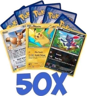 Pokemon kaarten x50 beschikbaar voor biedingen