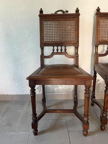 6 stoelen, antiek beschikbaar voor biedingen