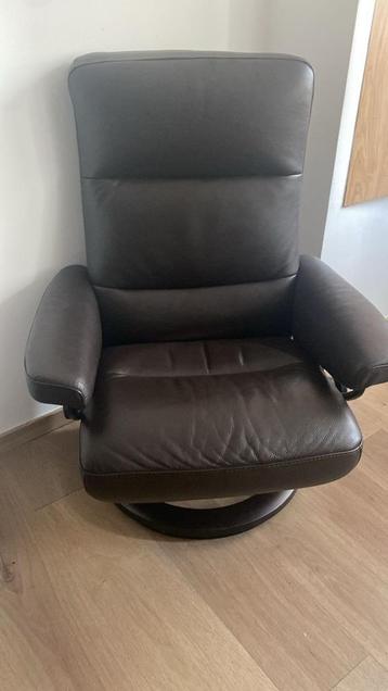 Originele Stressless zetel — donkerbruin beschikbaar voor biedingen